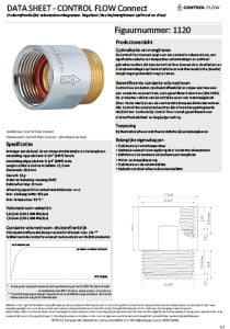 Documentatie over waterbesparende producten 3 20240220 Data sheet 1120 HL2024 Connect NL
